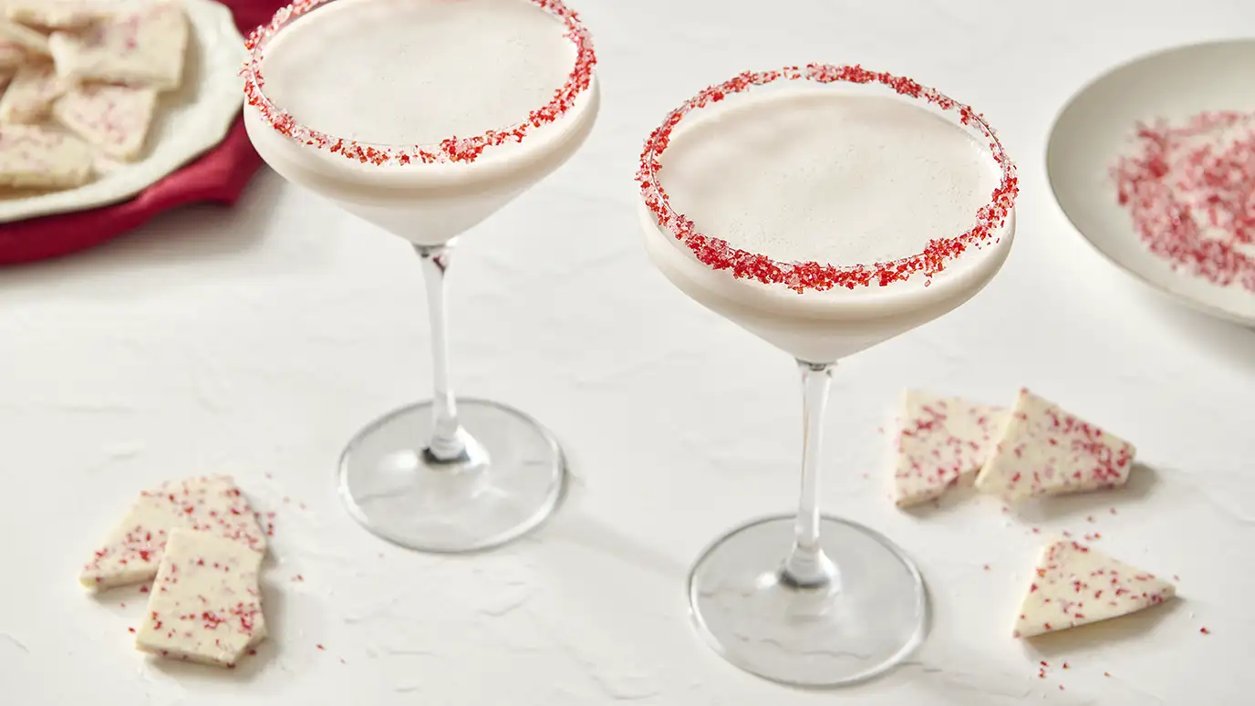 Batch Candy Cane Martinis for Stress-Free Holiday Parties